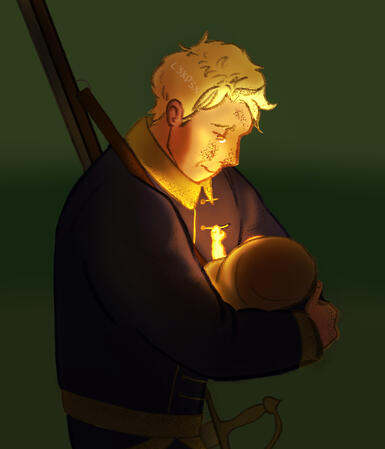 Soldier from the 1700s oc illustration