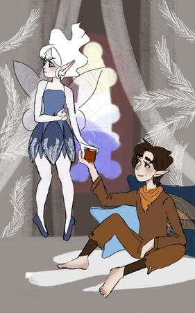Oc character illustration